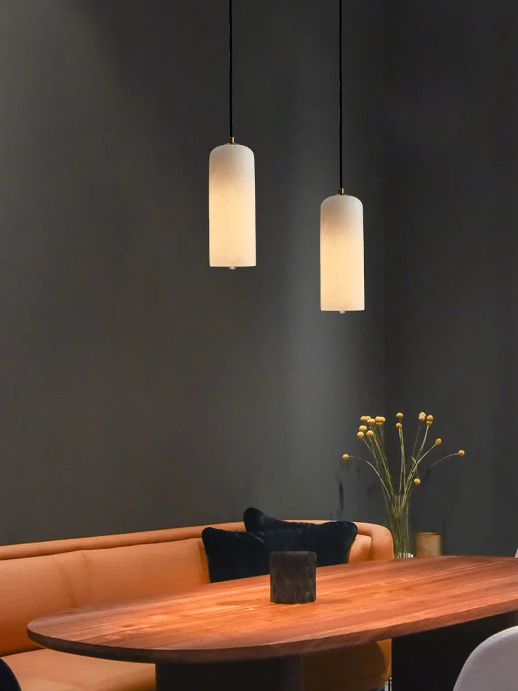 lustre en marbre design moderne pour bar restaurant