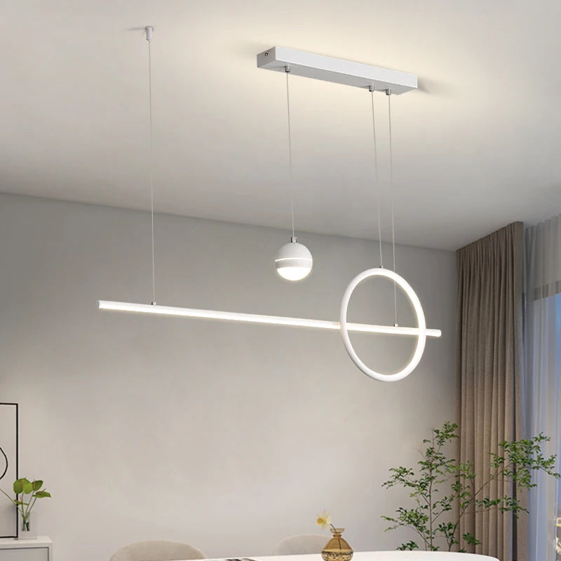 lampes suspendues led minimalistes décoration éclairage intérieur