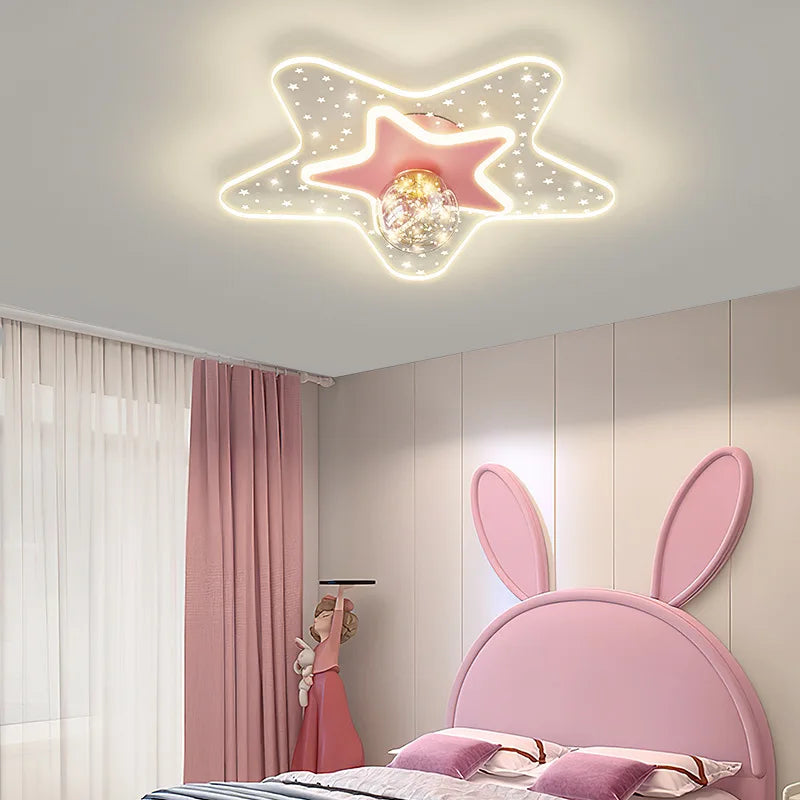 plafonnier ciel étoilé moderne pour chambre d'enfant