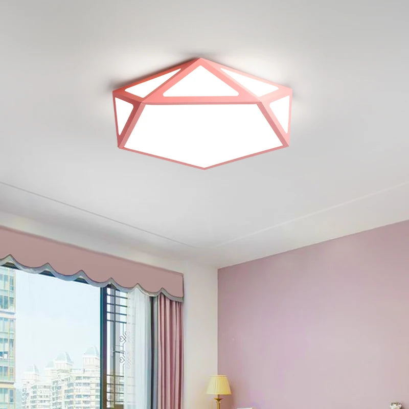 plafonnier led ultra-mince moderne géométrique simple et créatif