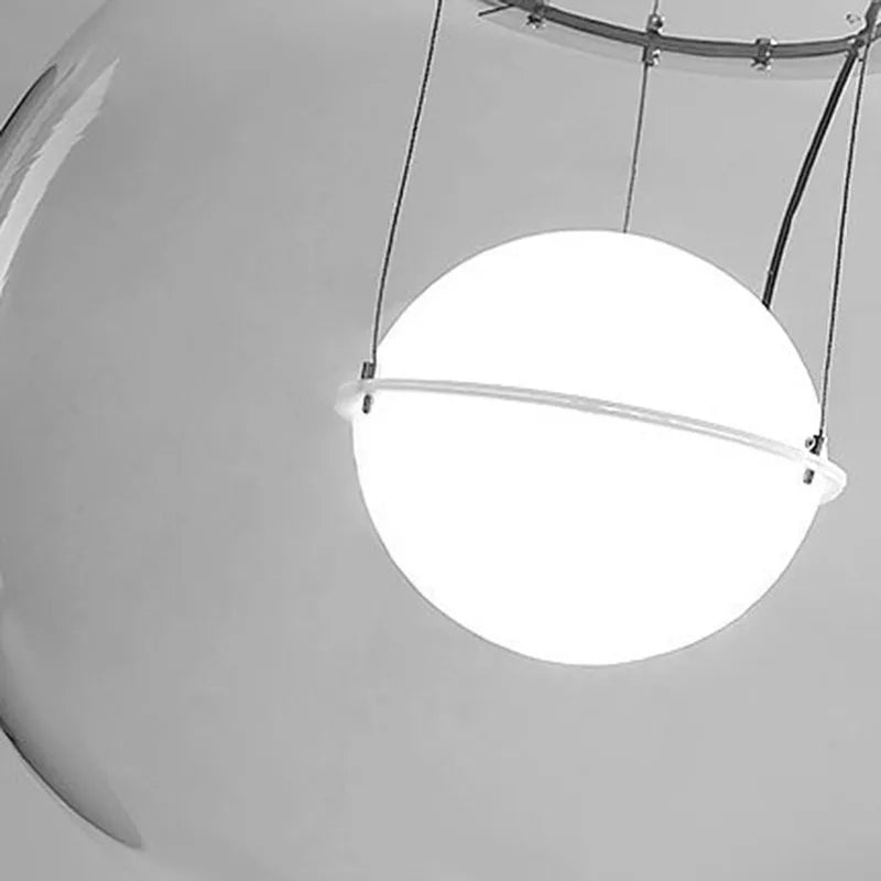 suspension en verre pour intérieur moderne et réglable