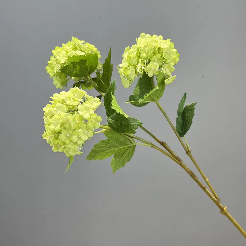 boule de neige florale en soie décoration mariage fausses fleurs hortensia