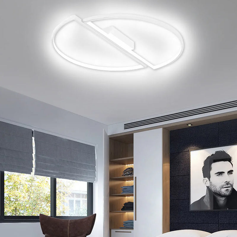 plafonnier moderne à leds pour un éclairage élégant