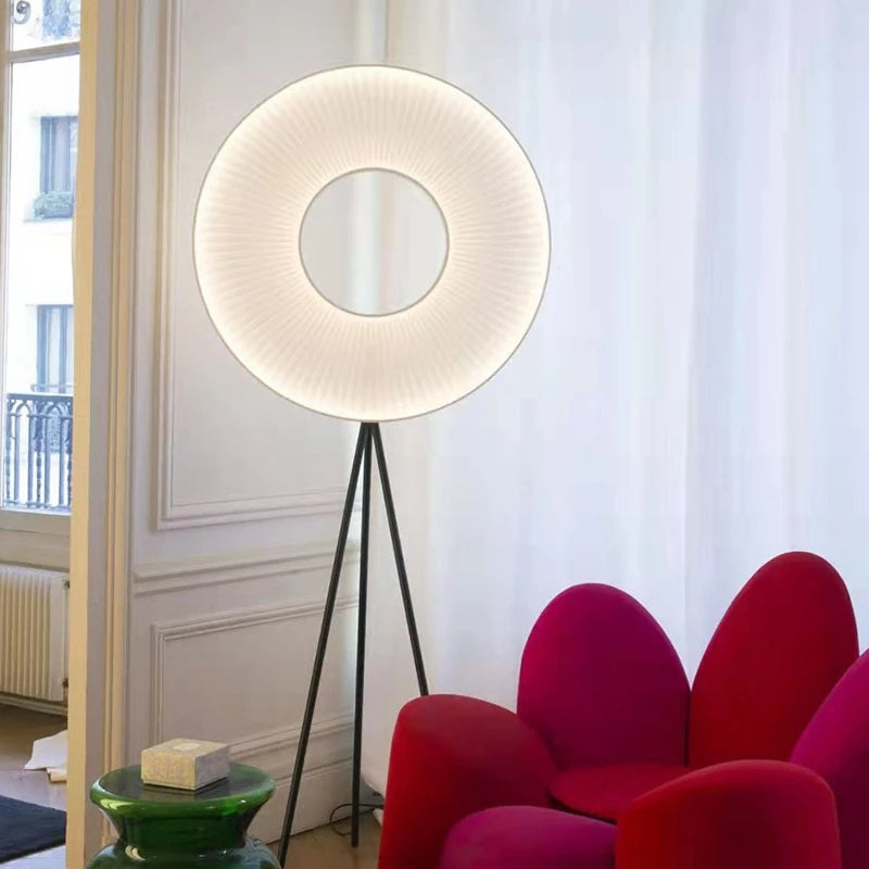 lampadaire nordique créatif led pour lecture et décoration intérieure