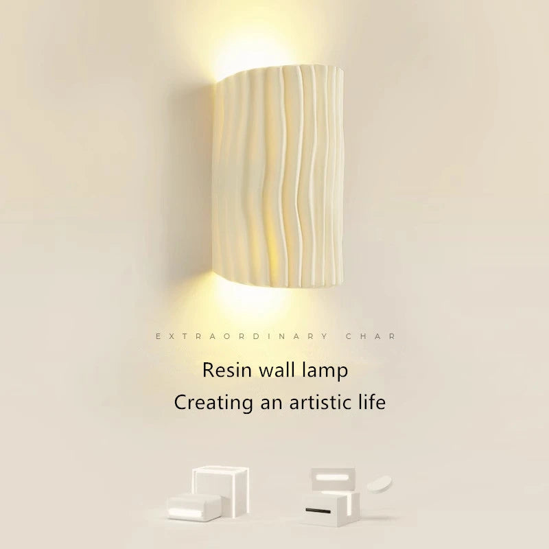 Bedroom bedside wall light, cream style living room background wall decoration light, corridor corridor atmosphere LED light