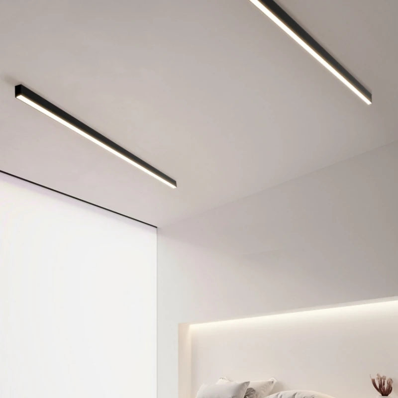 plafonnier led minimaliste ajustable en aluminium