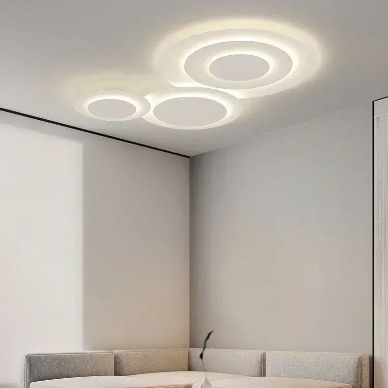 plafonnier moderne à leds pour intérieur décoratif lumineux