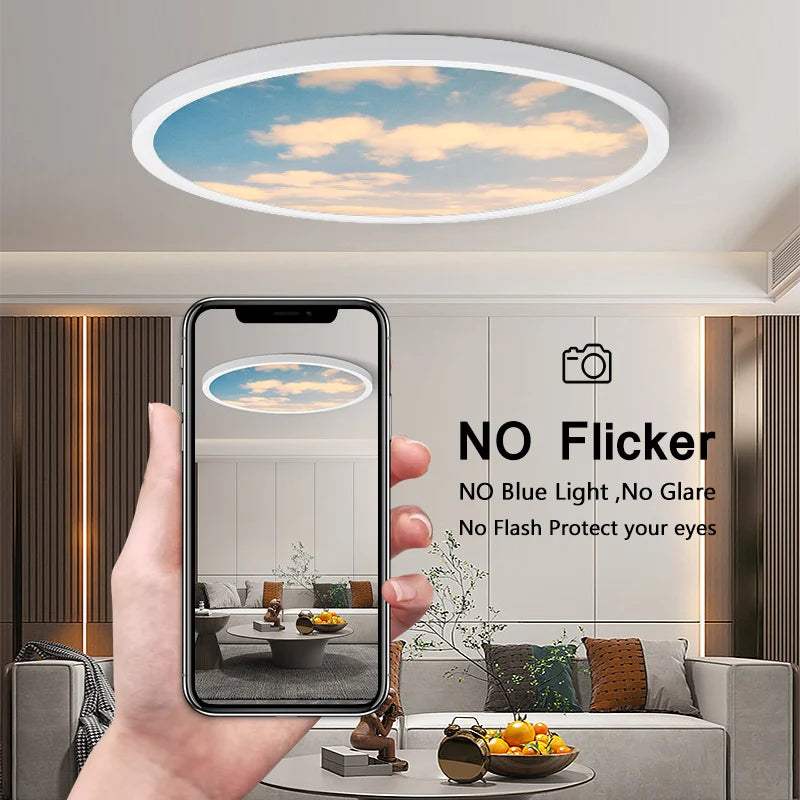 plafonnier led moderne avec panneau décoratif luminaire idéal