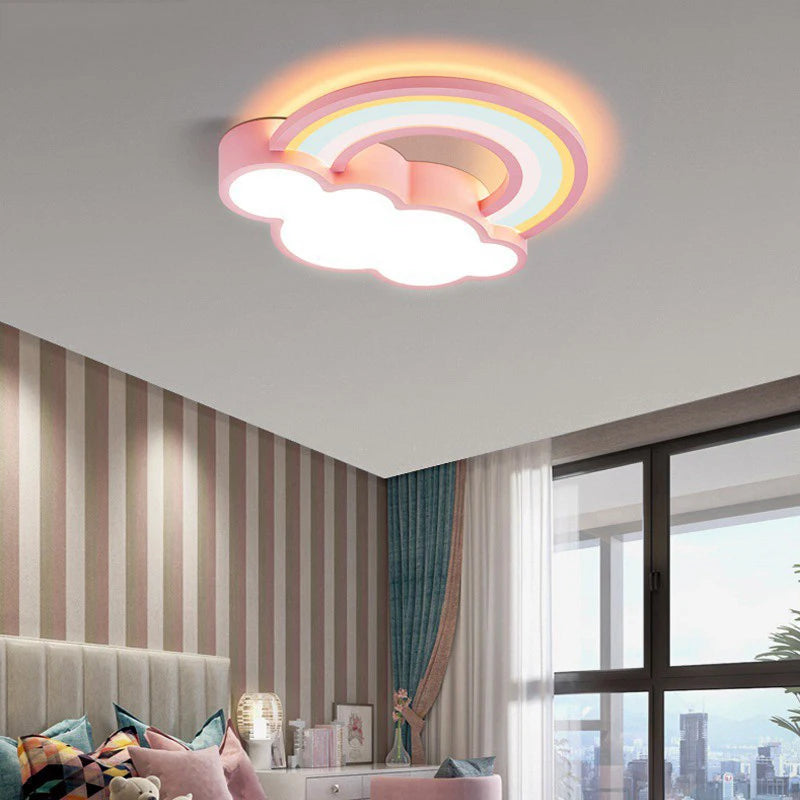 plafonnier led nuage lumière moderne pour chambre enfant