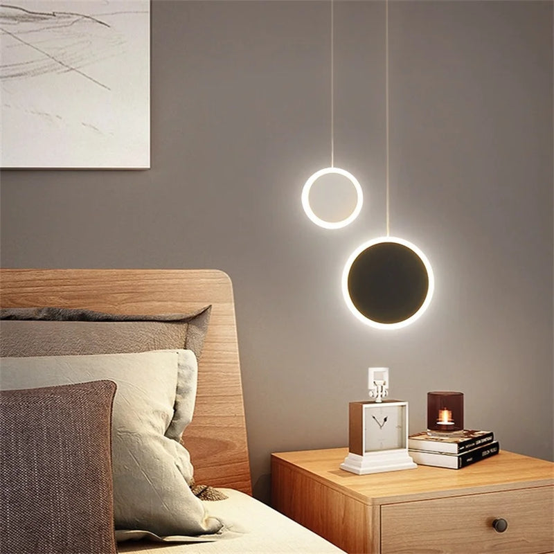 suspension en forme de lune double tête pour décoration intérieure