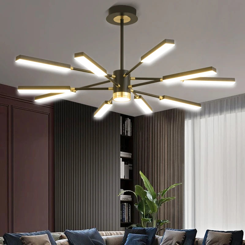 lustre moderne à suspension pour décoration intérieure et éclairage nordique