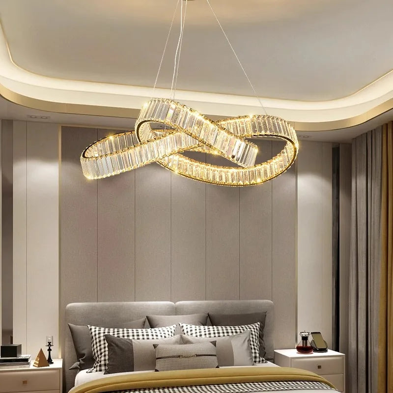 Modern home decoration crystal chandelier, living room Pendant lamp,Dining room Pendant lights, interior lighting