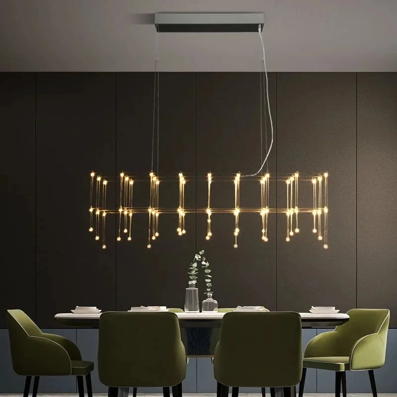 lustre LED postmoderne créatif pour bar et réception