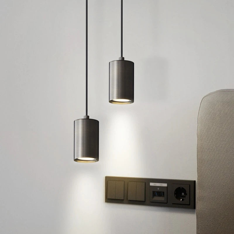 lustre en fer à LED design minimaliste pour intérieur moderne