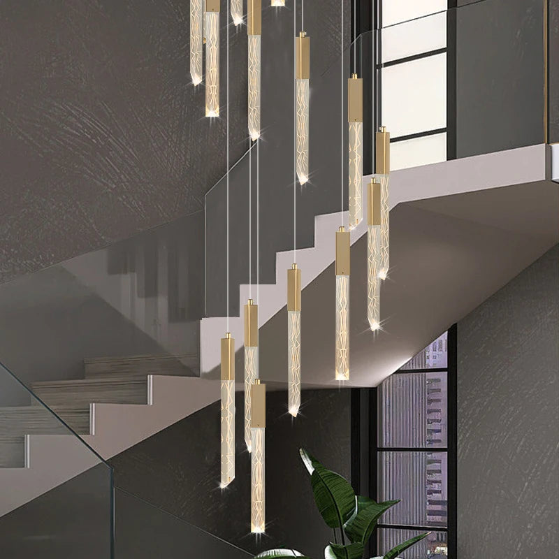 lustre moderne en cristal design personnalisé pour intérieur contemporain