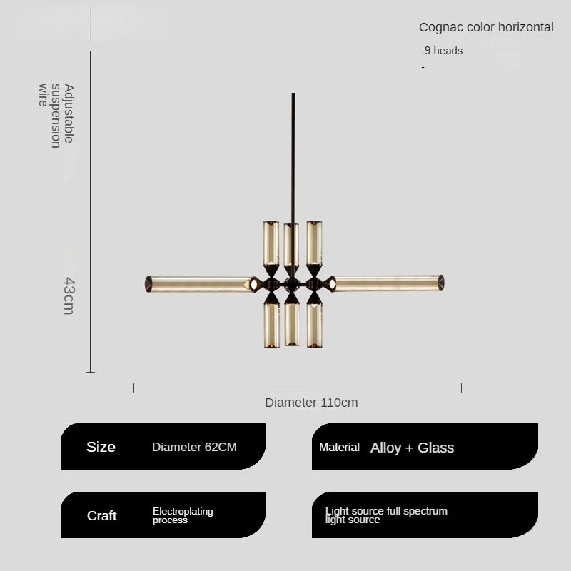 lampe à poser en verre design italien pour espaces modernes