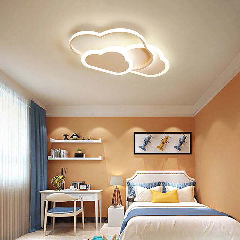 plafonnier led cloud éclairage moderne pour enfant