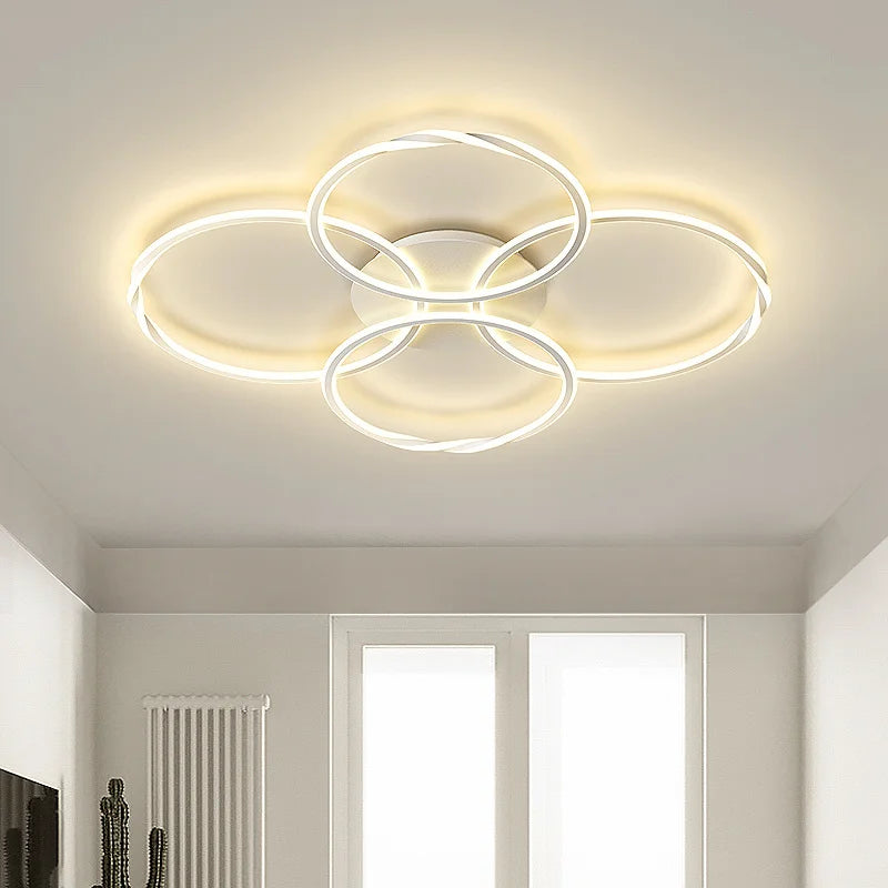 lustre moderne en led design créatif minimaliste pour intérieur élégant