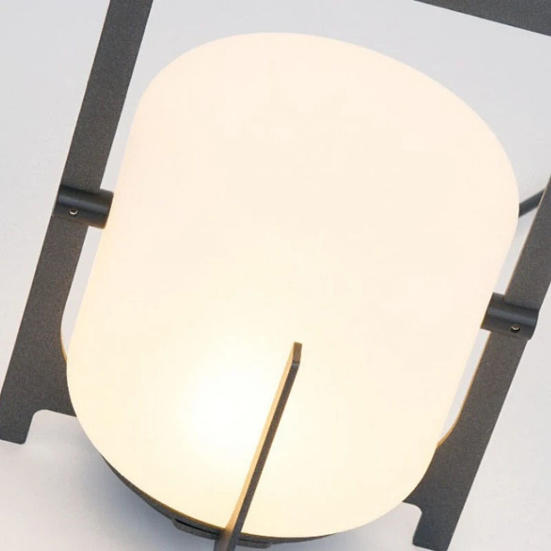 lampadaire solaire moderne en acrylique pour intérieur et extérieur