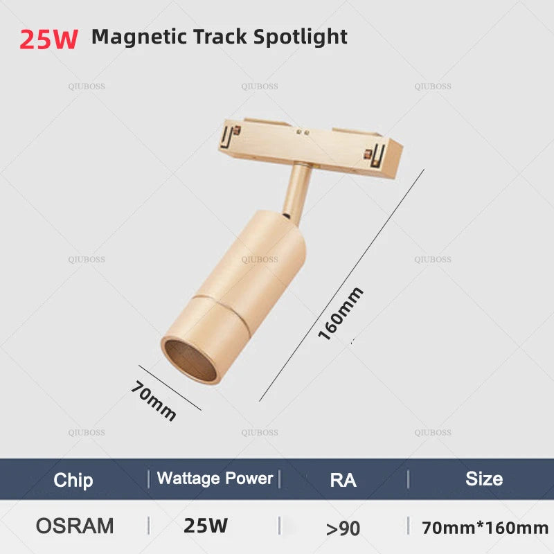 spot led magnétique pour éclairage intérieur moderne