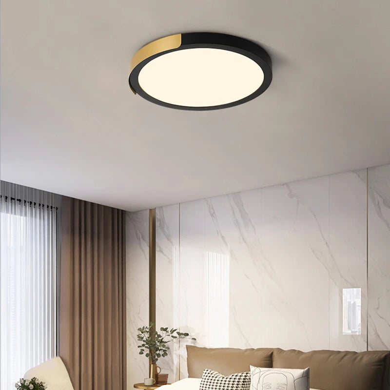 simple led trois anti-plafonnier rond maison lampe