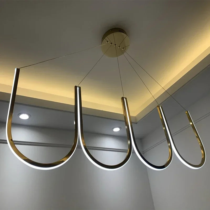 suspension LED design moderne idéale pour intérieur hôtel villa