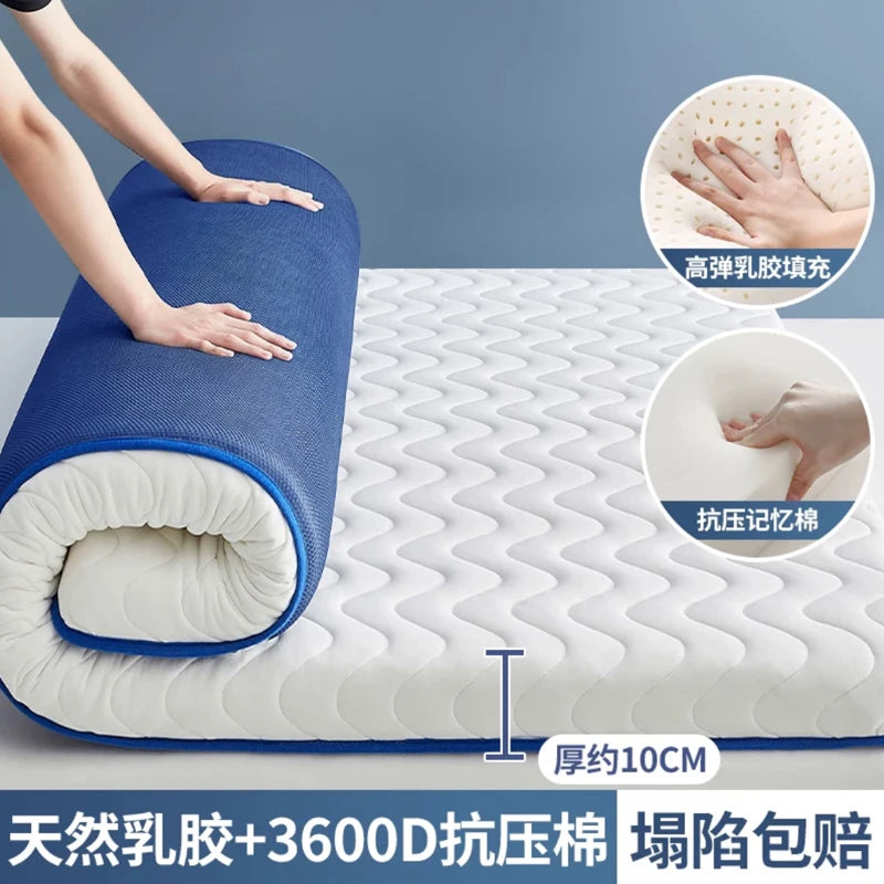 matelas latex rembourrage doux épais pour dortoir et maison