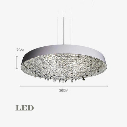 lustre en cristal moderne noir et blanc pour décoration intérieure