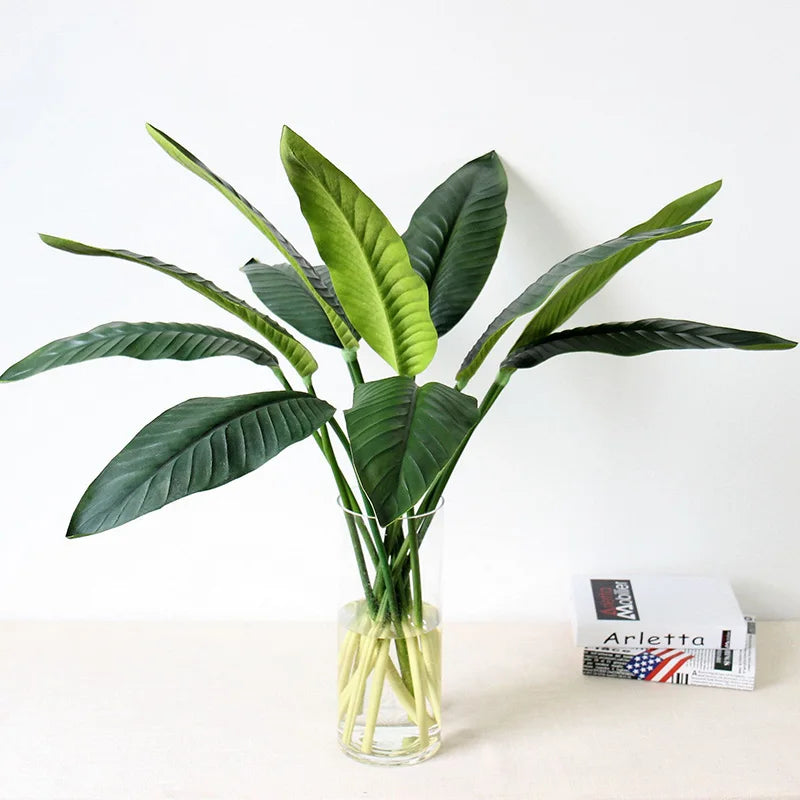 arrangement floral tropical avec oiseaux et bananes décoratif mariage