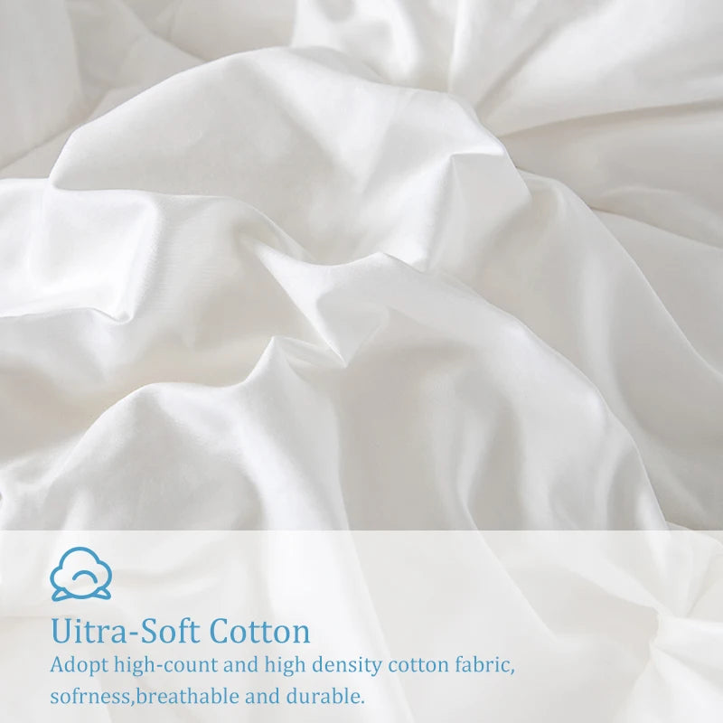 couette en duvet d'oie luxe 100 coton pour été et hiver