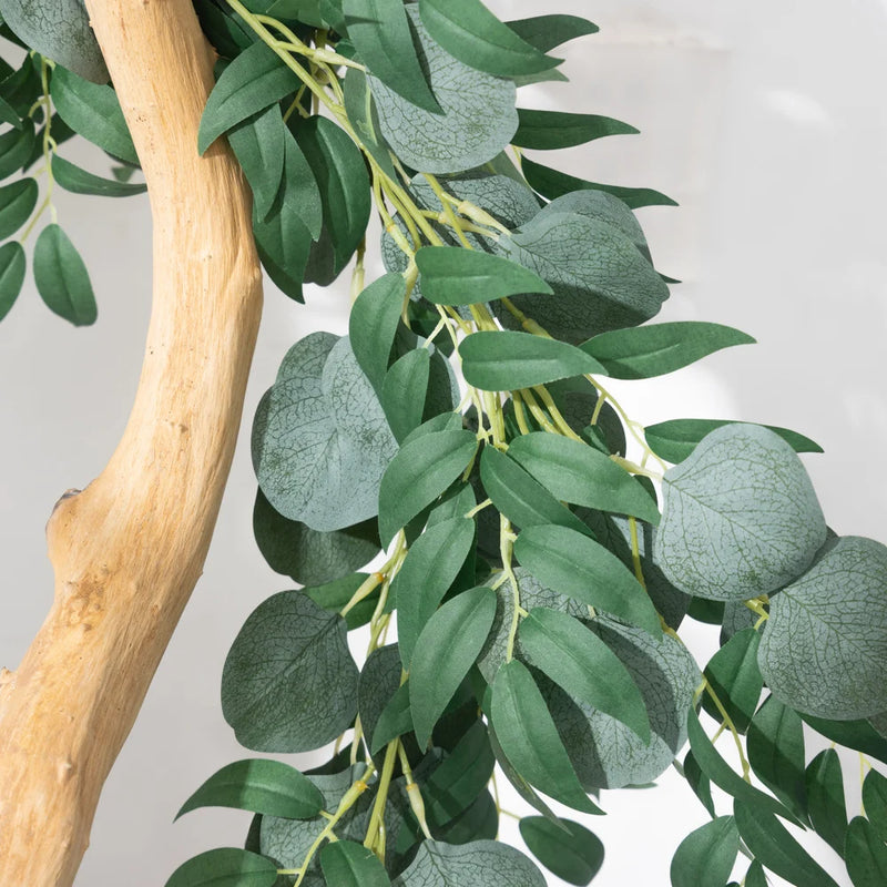 plante artificielle eucalyptus vigne soie pour décoration intérieure et extérieure