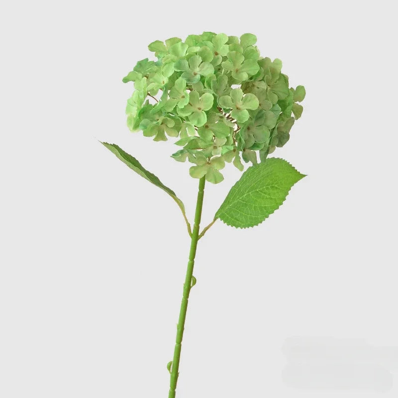 branche d'hortensia artificielle pour décoration intérieure et bureau