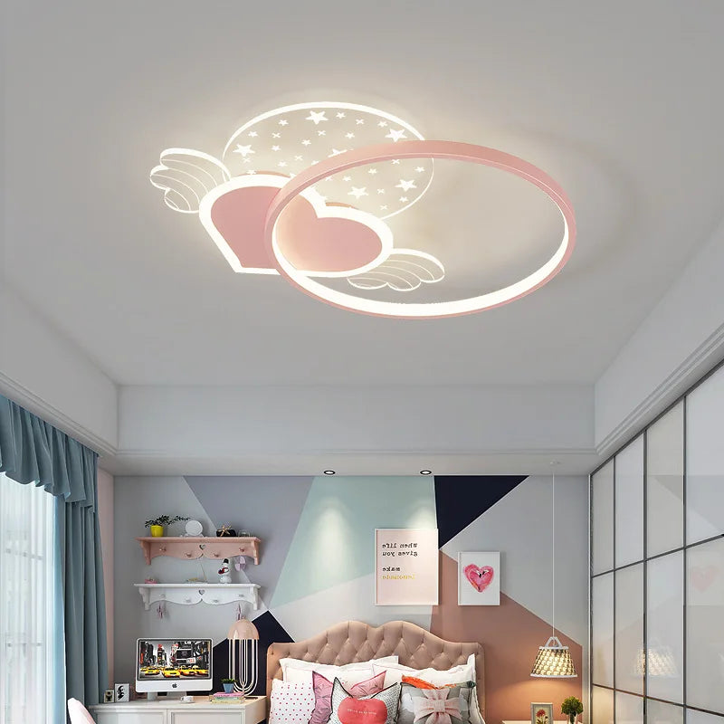 lumière moderne simple et romantique pour chambre d'enfant