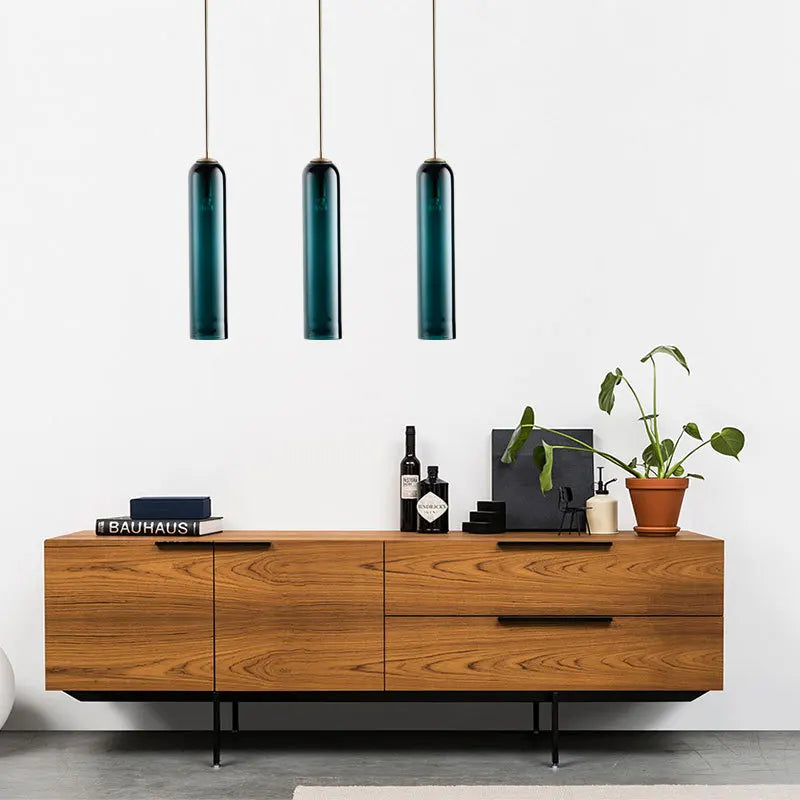 suspension moderne en verre lumineux pour intérieur créatif