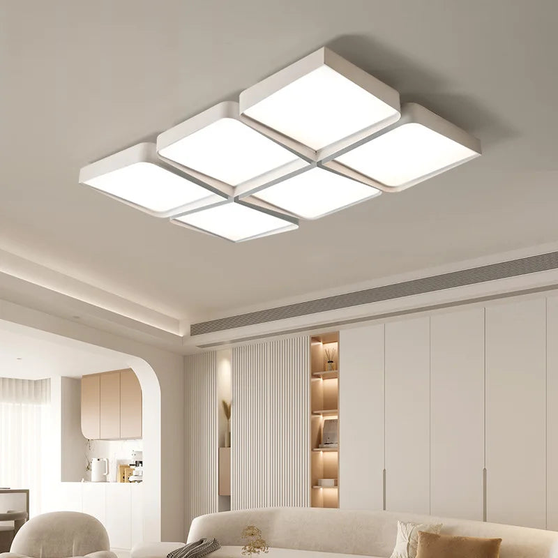 plafonnier led minimaliste moderne géométrique nordique atmosphérique