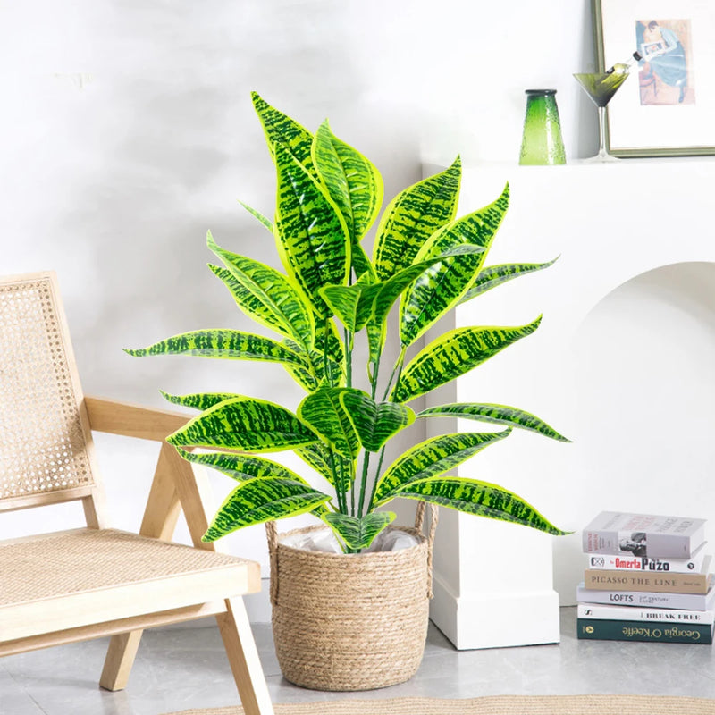 plante artificielle monstera tropicale à feuilles décoratives pour intérieur jardin