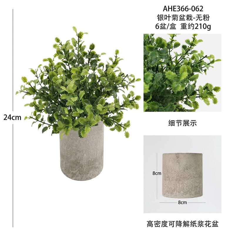 plantes artificielles pour décoration de bureau et table