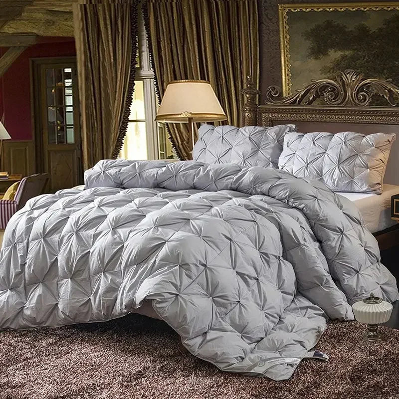 couette en duvet d'oie super chaude de luxe douce