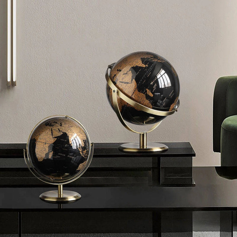 globe rotatif décoratif européen lumineux artisanat créatif luxe