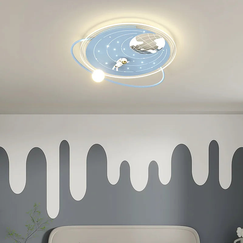 plafonnier moderne créatif pour chambre d'enfant en led