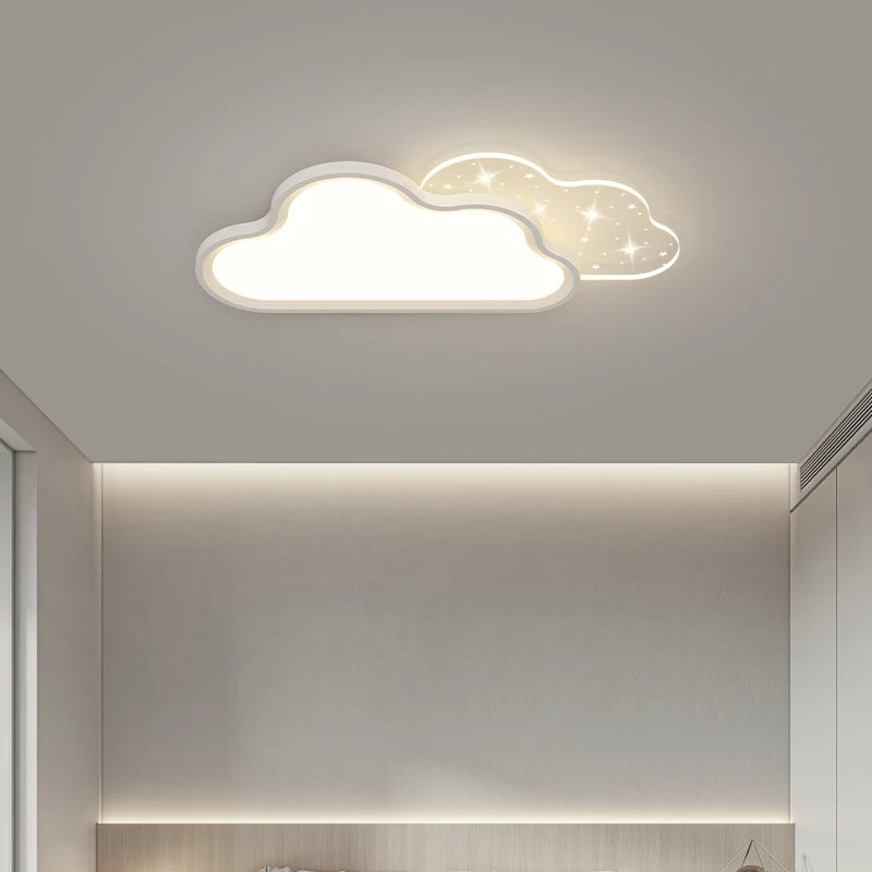lustre nuage lumineux suspension décoration intérieure luminair