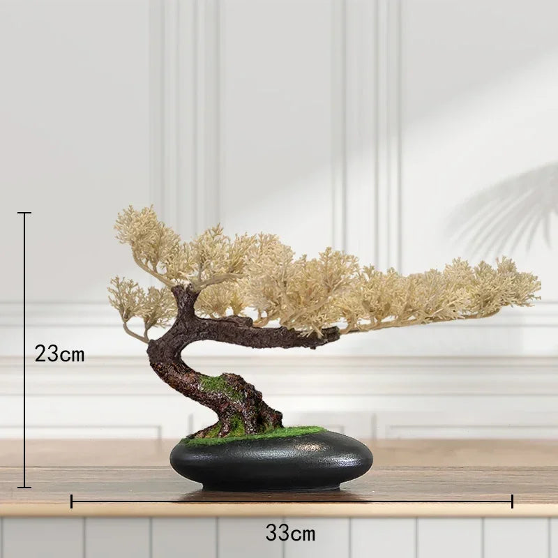 simulation arbre bonsaï pour décoration intérieure et aménagement extérieur