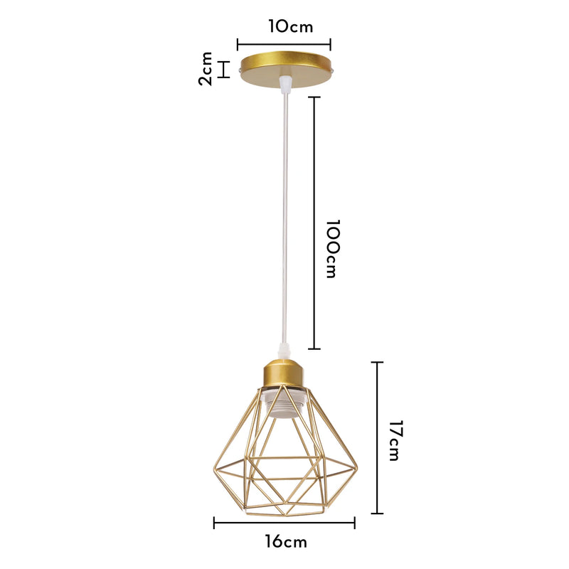 suspension moderne à têtes led pour intérieur design