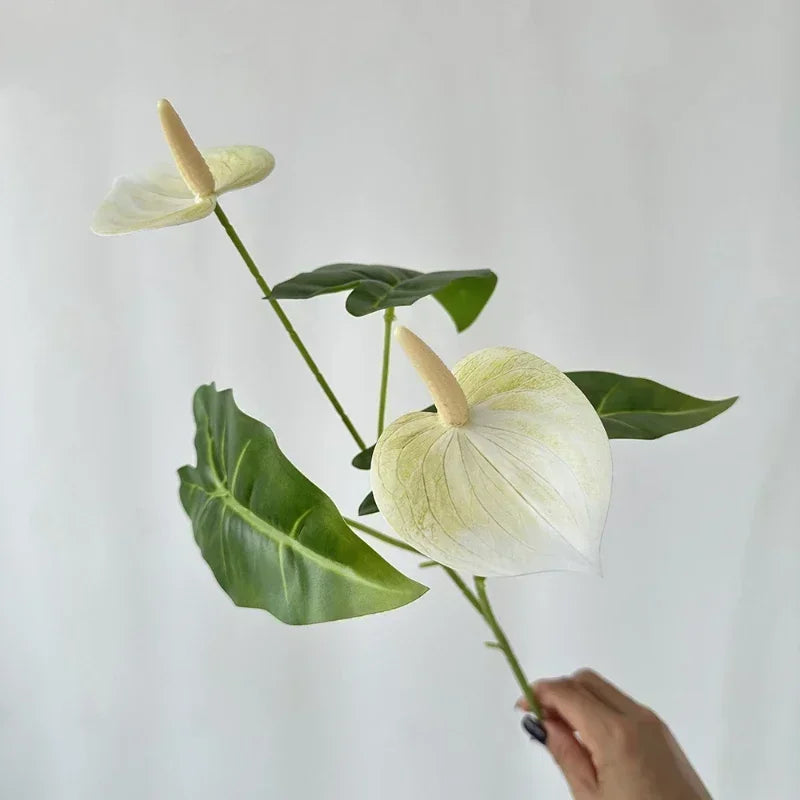 fleurs artificielles anthurium pour décoration de fête et vacances