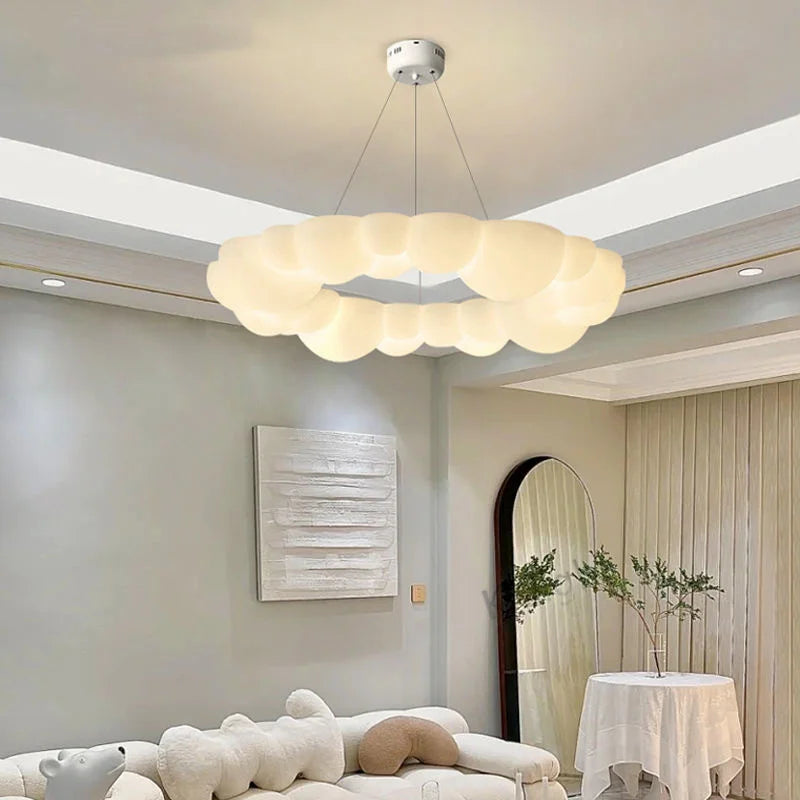 Nordique créatif nuage nuances suspension lumières moderne plafond lustre salon chambre enfants chambre décor LED plafonnier