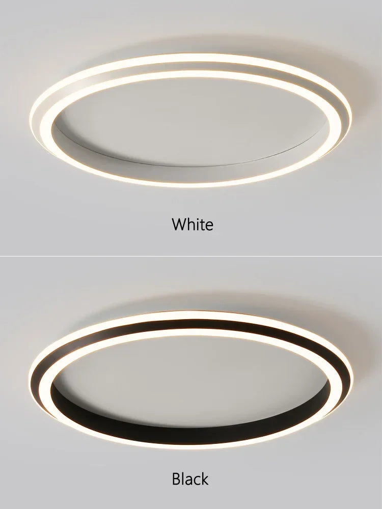 Ceiling Lamps Modern Round Minimalist Bedroom Study Lamps for Living Room Decor Led Light Fixtures Lustres Suspension Luminaire