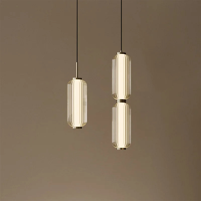 lustre américain de luxe en led pour restaurant moderne