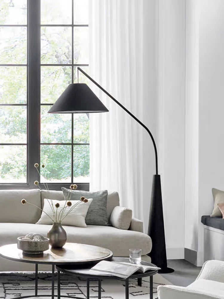 lampadaire nordique moderne créatif avec télécommande décoration intérieure