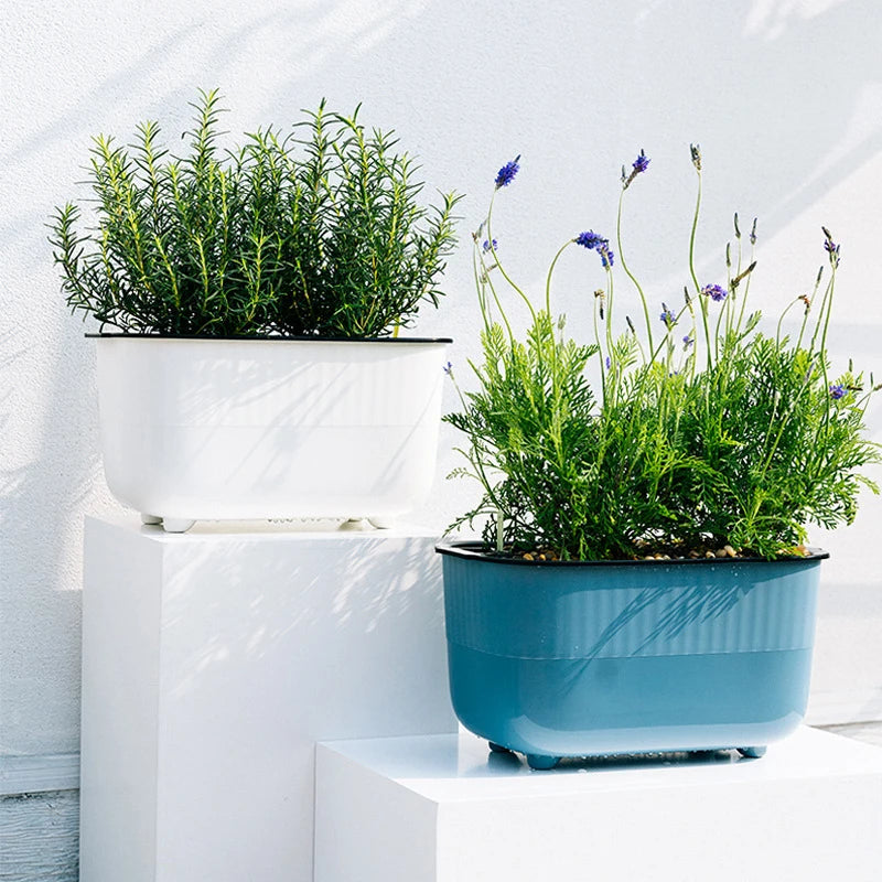 pot de légumes en plastique pour balcon paresseux et jardinage vertical