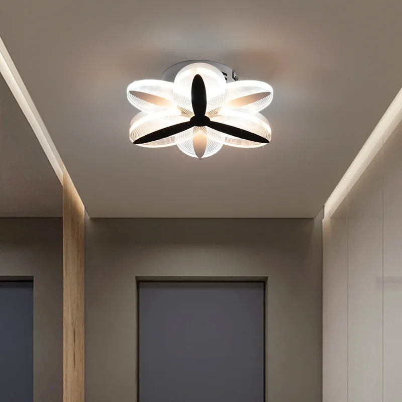 plafonnier led moderne en acrylique pour décoration intérieure